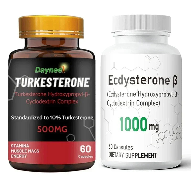 1 Set Turkesterone Capsules + Ecdysterone Capsules Zengji Capsules for Men's Health