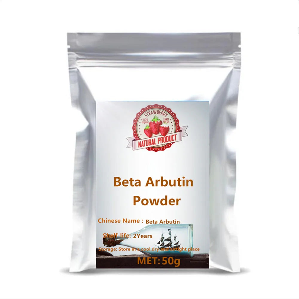 100% Pure Beta Arbutin powder for skin whitening Extract cosmetic Anti-Aging supplement