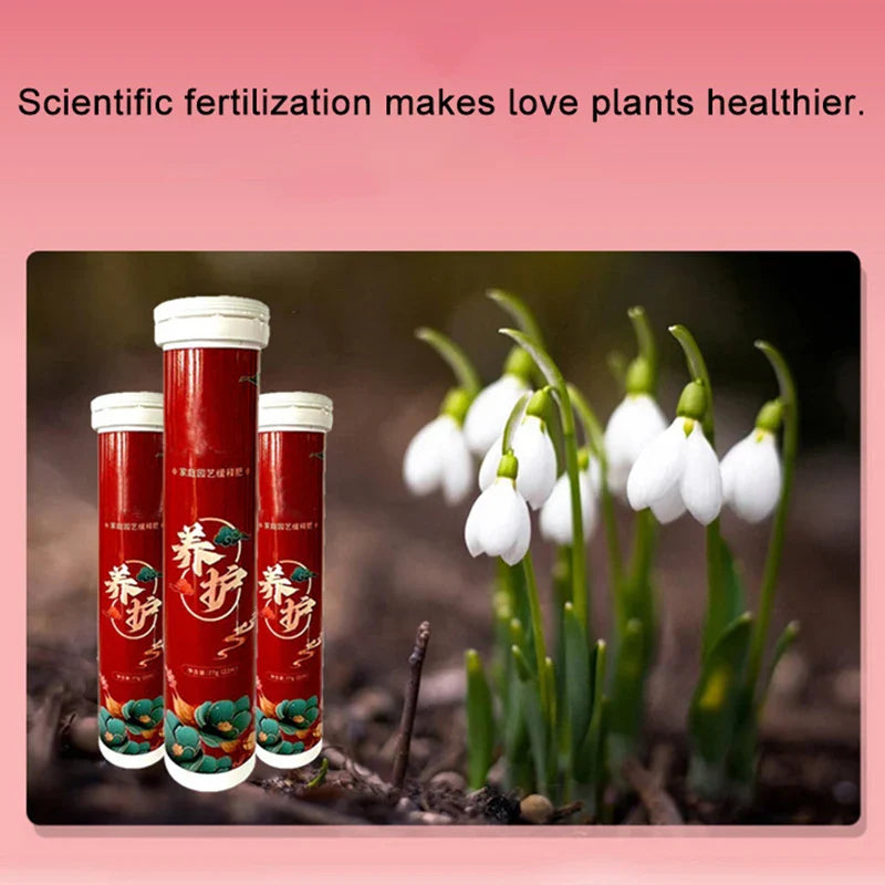 1Bottle Gardening Universal Slow-Release Tablet Organic Fertilizer Plant Nitrogen Phosphorus Potassium Slow Release Agent