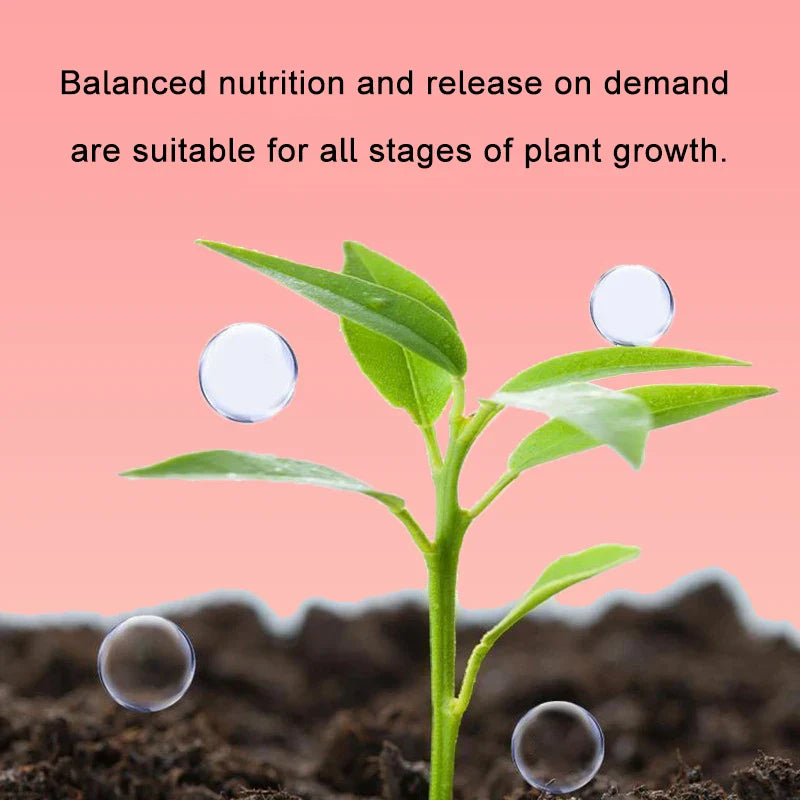 1Bottle Gardening Universal Slow-Release Tablet Organic Fertilizer Plant Nitrogen Phosphorus Potassium Slow Release Agent