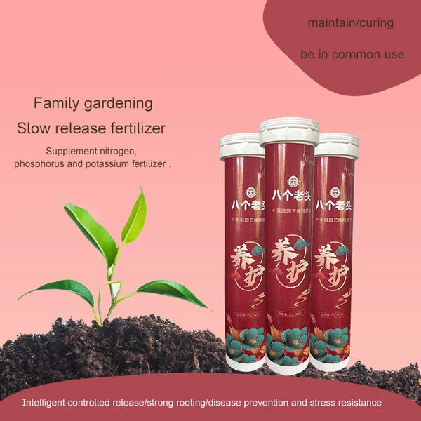 1Bottle Gardening Universal Slow-Release Tablet Organic Fertilizer Plant Nitrogen Phosphorus Potassium Slow Release Agent in Pakistan 1Bottle Gardening Universal Slow-Release Tablet Organic Fertilizer Plant Nitrogen Phosphorus Potassium Slow Release Agent in Pakistan