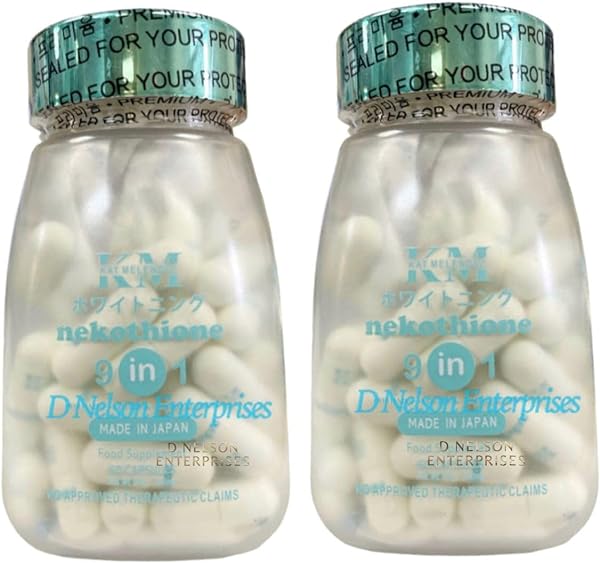 2 Bottles Nekothione 9 in 1 Glutathione by Ka in Pakistan