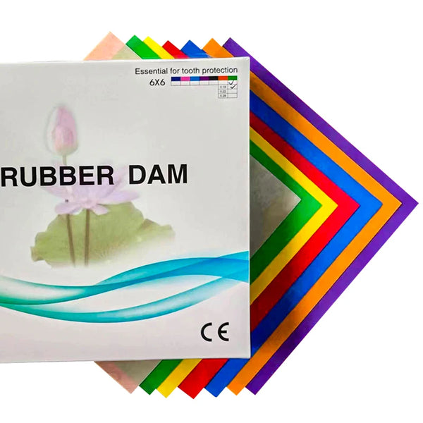 36/52Pcs Dental Rubber Dam Natural Latex Rubber Barrier Dams Green Dark blue 5*5/6*6 36/52Pcs Dental Rubber Dam Natural Latex Rubber Barrier Dams Green Dark blue 5*5/6*6