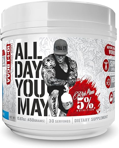 5% Nutrition Rich Piana AllDayYouMay BCAA Pow in Pakistan