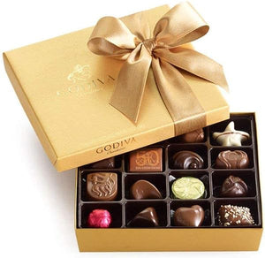 Classic Gold Ballotin Chocolate, Perfect Hostess Gift, Gifts for Her, Mothers Day Gift, Chocolate Lovers, 19 pc. in Pakistan