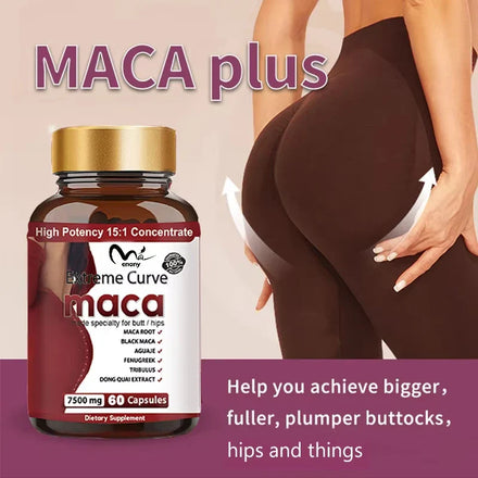 60 capsules that are easy to swallow increase natural curves for buttocks and buttock growth supplement vegetarian