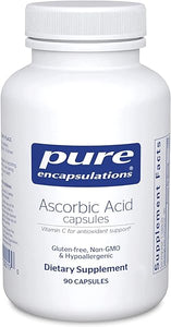 Pure Encapsulations Ascorbic Acid Capsules - 1,000 mg Vitamin C - Antioxidant & Immune Support* - High-Potency Vitamin C - Vegan & Non-GMO - 90 Capsules in Pakistan