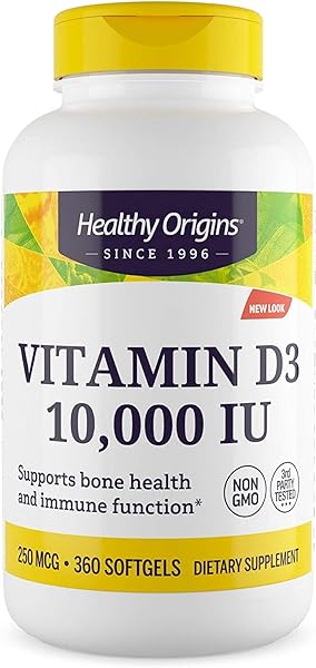 Healthy Origins Vitamin D3 (Lanolin) 10,000 I in Pakistan