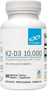 XYMOGEN K2-D3 10000 - Vitamin D3 K2 - Bioavailable Vitamin D 10,000 IU (Cholecalciferol) with Vitamin K2 MK-7 - Heart, Arterial, Bone Health + Immune Support Supplement (60 Capsules) in Pakistan