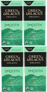 Green & Black's Organic Smooth Mint Chocolate 90G (Pack of 4) Luxury Chocolate Collections in Pakistan