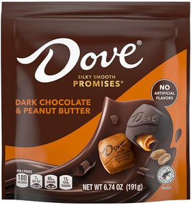 PROMISES Dark Chocolate & Peanut Butter Mother's Day Chocolate Candy, 6.74 oz Bag in Pakistan