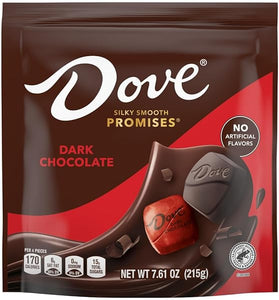 PROMISES Mother's Day Gifts Dark Chocolate Candy, Individually Wrapped, 7.61 oz Bag in Pakistan