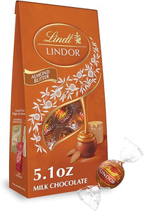 LINDOR Almond Butter Milk Chocolate Candy Truffles, Milk Chocolate With Almond Butter, 5.1 oz. Bag in Pakistan