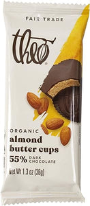 Chocolate Organic Dark Chocolate Salted Almond Butter Cups, 12 Pack | Vegan, Fair Trade in Pakistan