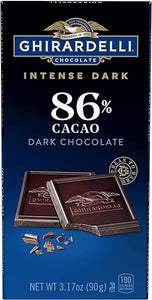 Intense Dark Chocolate Bar, 86% Cacao, Valentineâ€™s Day Gifts, 3.17 Oz (Pack of 12) in Pakistan