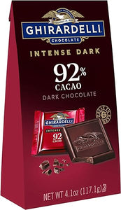 Intense Dark Chocolate Squares, 92% Cacao, 4.1 Oz Bag (Pack of 6) in Pakistan