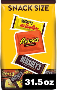 HERSHEY'S and REESE'S Assorted Chocolate Flavored Snack Size, Easter Candy Party Pack, 31.5 oz in Pakistan