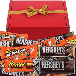 Assorted Mother’s Day Chocolate Gift Box - Happy Mother’s Day Chocolate Gift Box Present with Hersheys Milk Chocolate, ReesesPeanut Butter Cups, Nutrageous, and Hershey Whole Almonds, 20pcs Total in Pakistan
