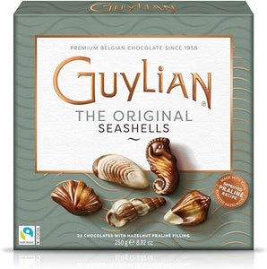 GuyLian Belgian Chocolate Seashells Gift Box (22 Pieces) - Milk Chocolate with Hazelnut Praliné Filling in Pakistan