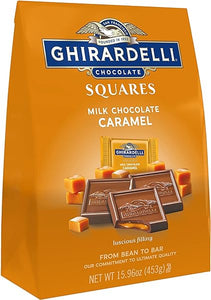 Milk Chocolate SQUARES with Caramel Filling for Mother's Day Chocolate Gifts, 15.96 oz Bag in Pakistan