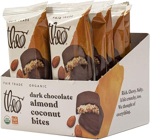 Chocolate Organic Dark Chocolate Almond Coconut Candy Bites, 70% Cacao, 12 Pack | Vegan Candy, Fair Trade in Pakistan
