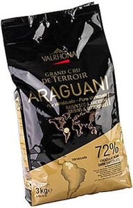 Dark Chocolate Pistoles - 72%, Araguani - 1 bag - 6.6 lb in Pakistan