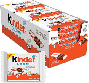 Kinder Chocolate, 18 Four Count Packs, Milk Chocolate Bar with Creamy Milky Filling, Individually Wrapped Candy, 1.8 oz Each in Pakistan
