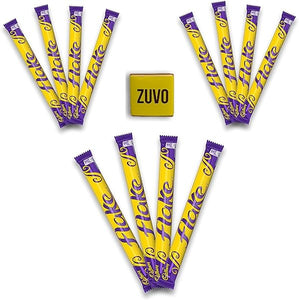Cadbury Flake 32g - 12 FULL SIZE 32g British Favorite Chocolate Bars with Free Zuvo Candy - Bulk Cadbury Bundle Imported by Zuvo England in Pakistan
