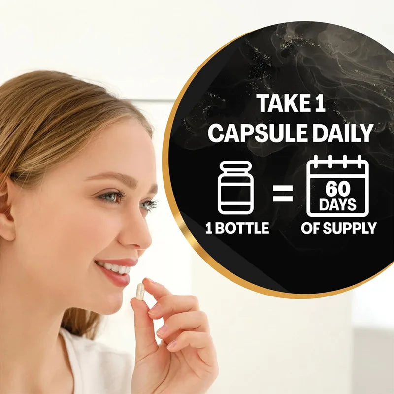 8-IN-1 Shilajit Capsules Pure Himalaya Supplement Supports Energy Endurance Muscle Building and Stress Relief