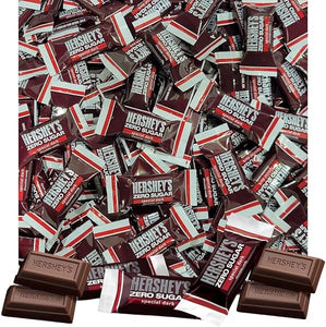 Hershey’s Special Dark Zero Sugar Chocolate Candy Miniature Bars - Bulk Pack of 240 Pieces (4 Pounds) - Individually Wrapped in Pakistan
