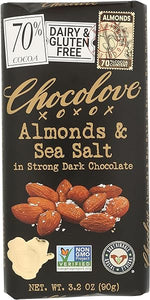 Chocolove Xoxox Bar Almond Salted, 3.2 Ounce in Pakistan
