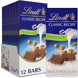 CLASSIC RECIPE Hazelnut Milk Chocolate Bar, Mother’s Day Chocolate, 4.4 oz. (12 Pack) in Pakistan