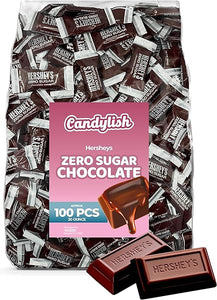 Hershey's Zero Sugar Milk Chocolate Candy Bars - Approx. 100 Pieces, 30 Ounces Bulk Pack in Pakistan