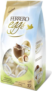 Ferrero Fine Hazelnut Milk Chocolate Eggs, Easter Basket Stuffers, Hazelnut Flavored, 10 Count, Pack of 5 Bags, 3.5 Oz in Pakistan