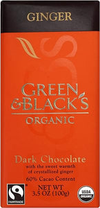 Dark Chocolate with Ginger Organic 3.50 Ounces (10 Bars) in Pakistan