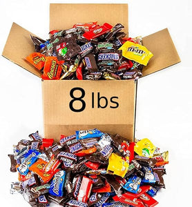 8.0lbs Chocolate Candy Variety Pack Bulk Mix. Bulk Chocolate Fun Size Candy Individually Wrapped Fun Size Chocolate. Hershey's Kisses, Reeces, Kit Kats. Reese's. Twix. Almond Joy. Peanut M&Ms. Milk Choc M&Ms in Pakistan