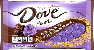 PROMISES Valentine Hearts Milk & Dark Chocolate Swirl Candy 7.94-Ounce Bag in Pakistan