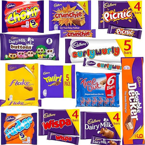 Cadbury Chocolate Gift Box - Bulk Chocolate Bars and Bags of Cadbury Chocolate Favourites (60 Bars) in Pakistan
