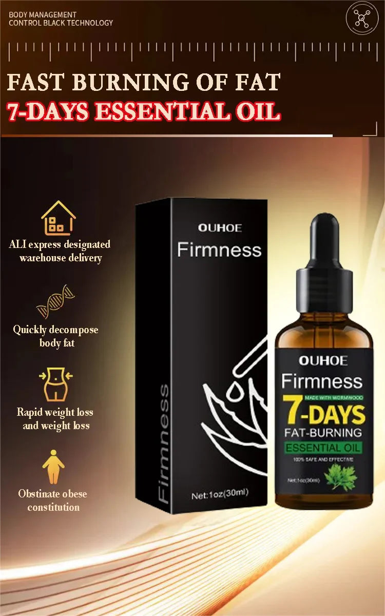 Abdominal firming and slimming fat burning essential oil
