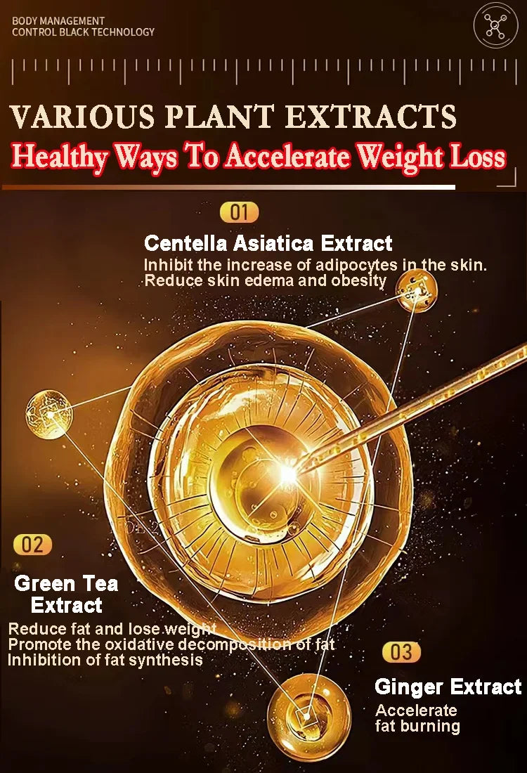 Abdominal firming and slimming fat burning essential oil
