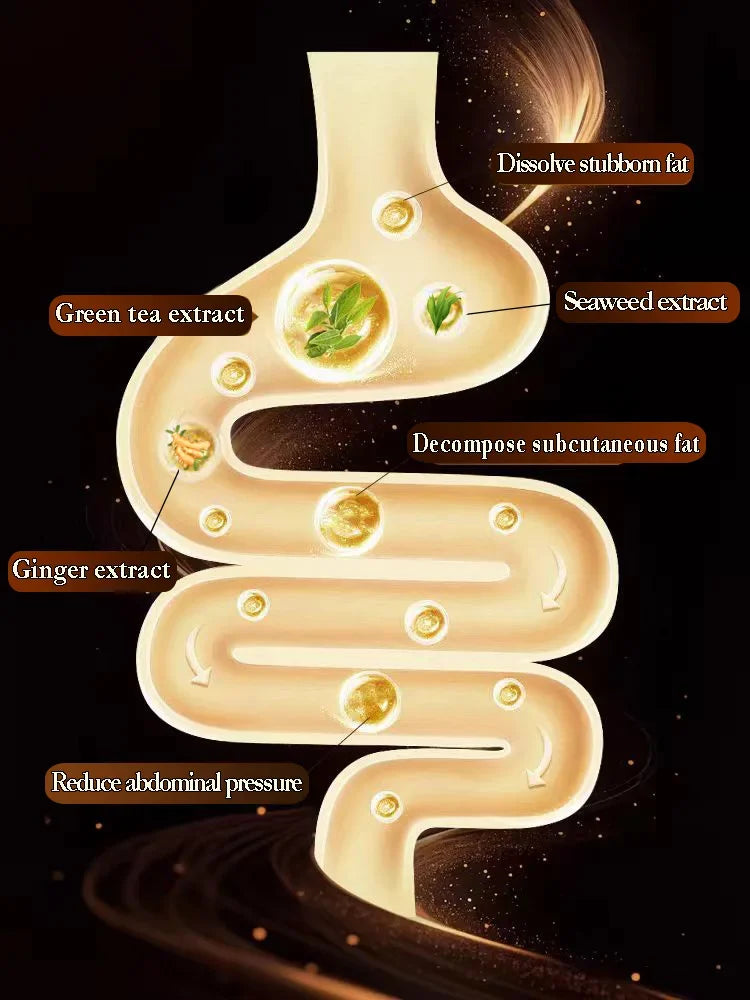 Abdominal firming and slimming fat burning essential oil