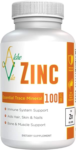 AlcheVita Zinc 50mg – High Bio-Availability in Pakistan