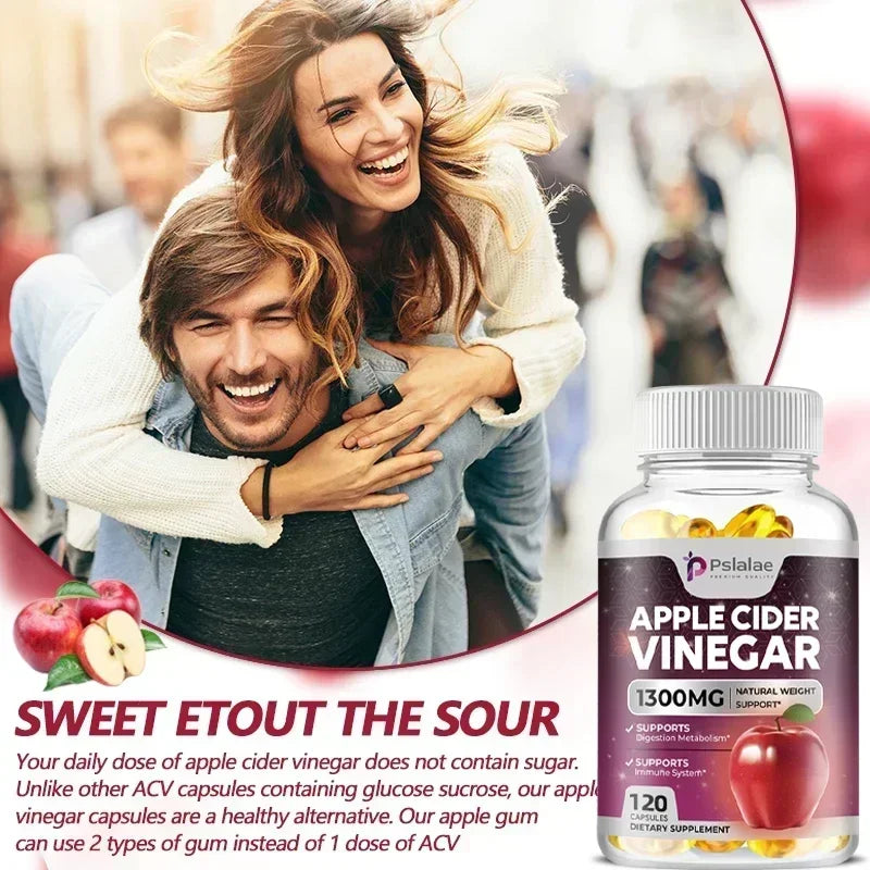 Apple Cider Vinegar - Fat Burner, Natural Detox and Cleanse, Energy Support