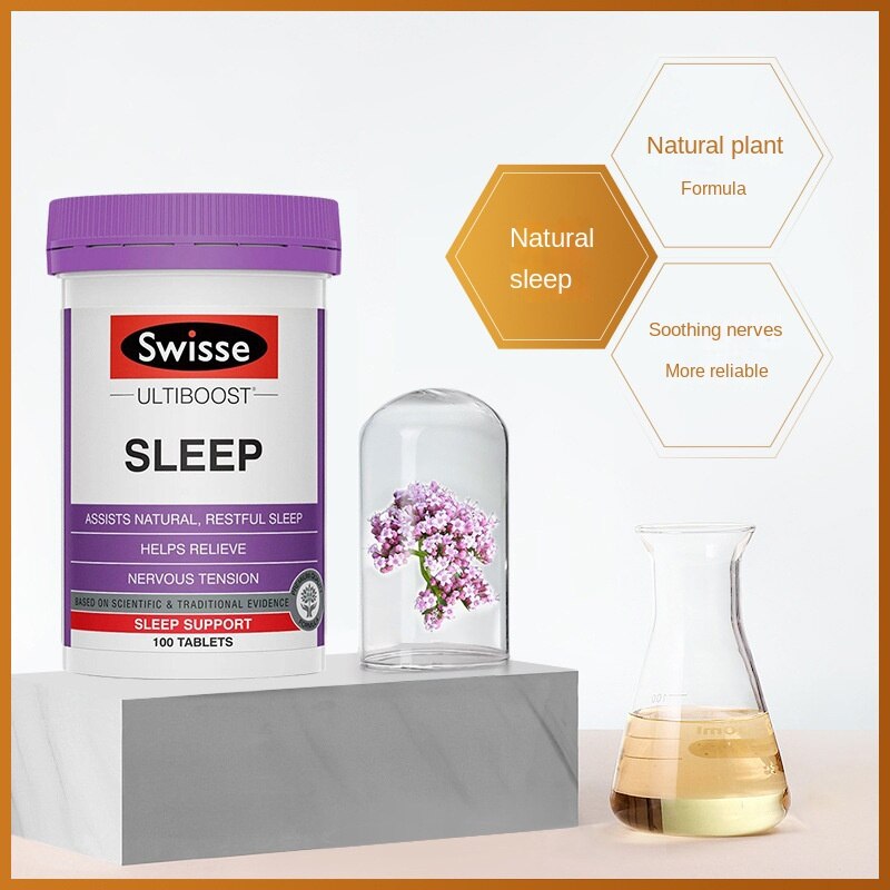 Australia SW Sleep Aid Tablets Valerian Essence Adult Nutrition Health Care Products 100 Tablets Daily Melatonin