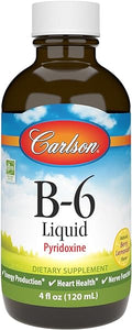 B-6 Liquid, Vitamin B-6, Energy Production, Heart Health, Berry Lemonade Flavor, 120 mL (4 Fl Oz) in Pakistan