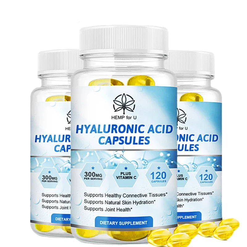 BBEEAAUU Hydrolytic Hyaluronic Acid Capsule Antioxidant Deeply Nourish Skin Brighten Elastic Skin and Joints Health