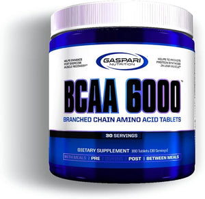 BCAA 6000, Branch Chained Amino Acid Tablets, Decrease Muscle Soreness and Fatigue, Optimize Aerobic and Anaerobic Sports Performance (30 Servings) in Pakistan