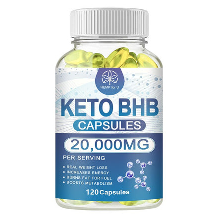 BHB Keto Capsule for Adult Men&Women Slimming Product Lose Weight Appetite Inhibitors Fat Burner Gym Supplement Fast Burning Fat