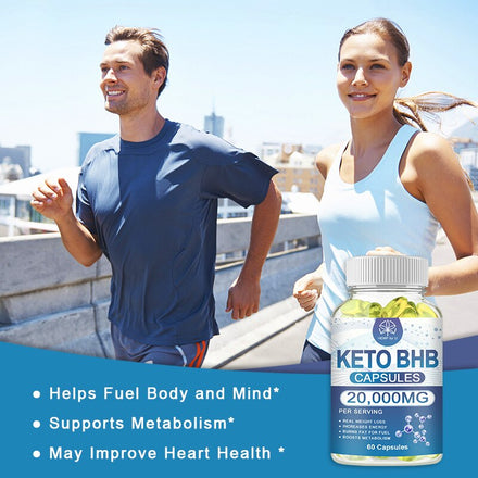 BHB Keto Capsule for Adult Men&Women Slimming Product Lose Weight Appetite Inhibitors Fat Burner Gym Supplement Fast Burning Fat