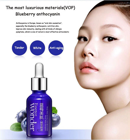 BIOAQUA Brand Skin Care Face Day Cream Blueberry Hyaluronic Acid Liquid Anti Aging Plant Essence Whitening Moisturizing Oil